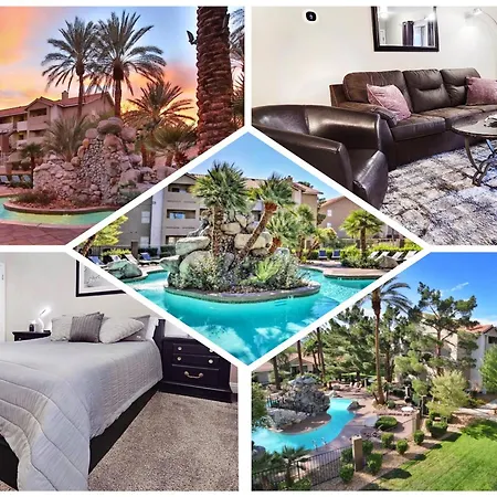Upgraded & Stylish, Pool, Hot Tub, Walk To Strip! Apartment